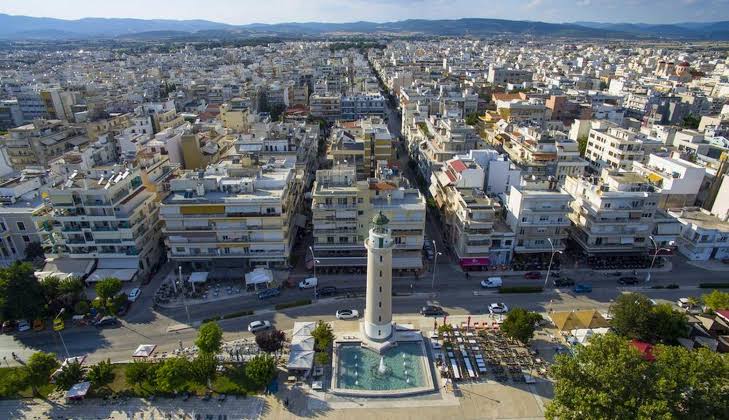 The waterfront and lighthouse in Alexandroupoli